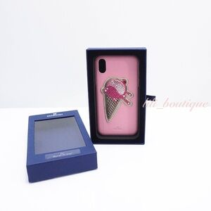 NIB Swarovski 5481544 No Regrets Ice Cream Smartphone Case iPhone XS Max Pink 75